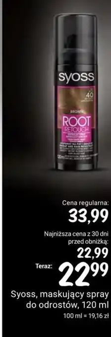 Rossmann Syoss, maskujący spray do odrostów, 120 ml oferta