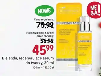 Rossmann Bielenda, regenerujące serum do twarzy, 30 ml oferta