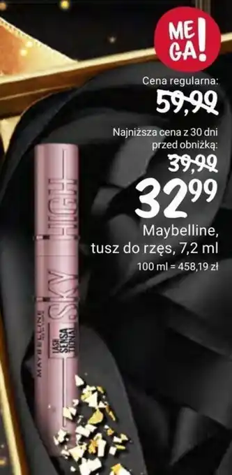Rossmann Maybelline, tusz do rzęs, 7,2 ml oferta