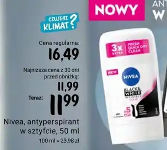 Rossmann Nivea, antyperspirant w sztyfcie, 50 ml oferta
