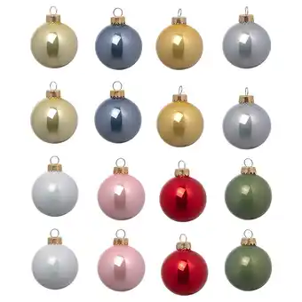 IKEA Vinterfint bombka choinkowa, szkło różne kolory, 6 cm oferta