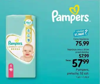 Rossmann Pampers, pieluchy, 52 szt. oferta