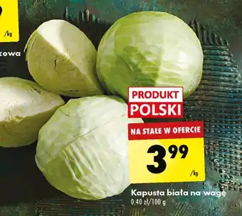 Biedronka Kapusta biała oferta