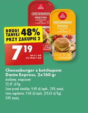 Biedronka Cheeseburger dania express oferta
