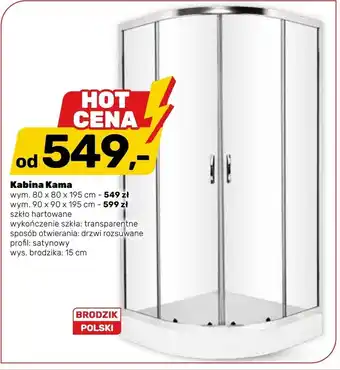 Bricomarche Kabina prysznicowa kama oferta