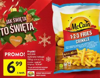 Intermarche Frytki McCain 750g oferta