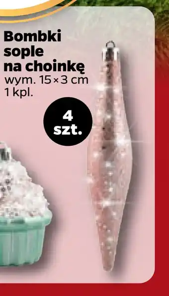 Netto Bombki sople na choinkę oferta