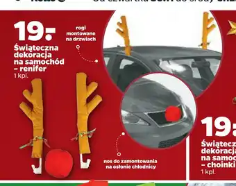 Netto Świąteczna dekoracja na samochód - renifer oferta