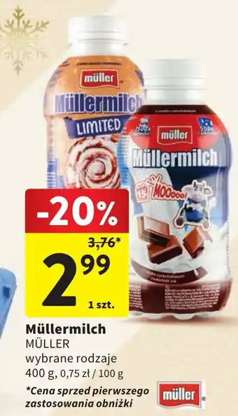 Intermarche Müllermilch MÜLLER 400g oferta