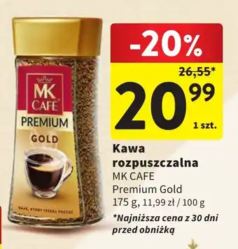 Intermarche Kawa rozpuszczalna MK CAFE Premium Gold 175 g oferta
