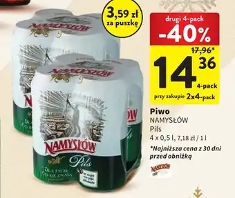 Piwo NAMYSŁÓW 4x0,5l
