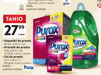 Intermarche Kapsułki do prania 40szt./Proszek do prania 5kg/Żel do prania 5,3l oferta