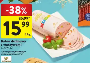 Intermarche Baton drobiowy z warzywami GIŻEWSKI 1kg oferta