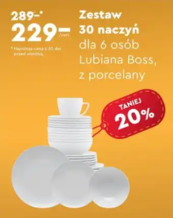 Biedronka Zestaw naczyń lubiana oferta