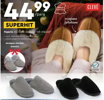 Biedronka Kapcie cleve oferta