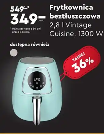 Biedronka Frytkownica vintage cuisine oferta