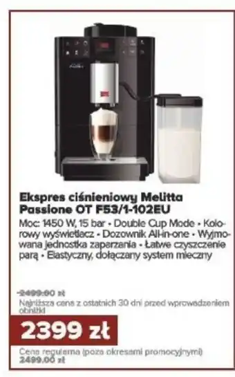 Max Elektro Ekspres do kawy melitta oferta