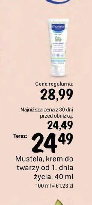 Rossmann Mustella krem do twarzy oferta