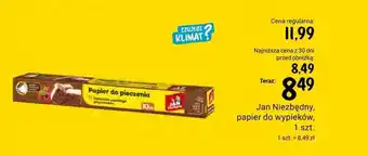 Rossmann Jan Niezbędny, papier do wypieków 1szt. oferta