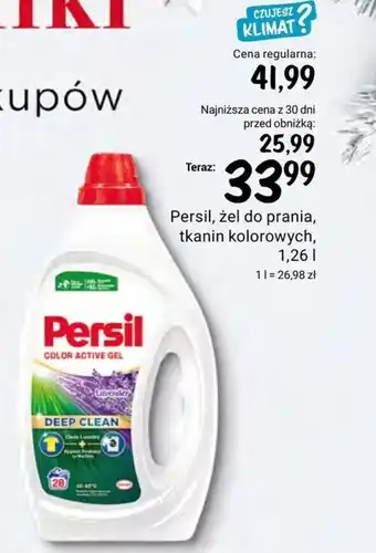 Rossmann Persil, żel do prania, tkanin kolorowych, 1,26l oferta