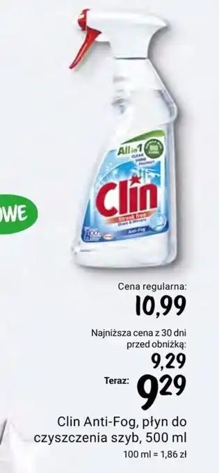 Rossmann Clin Anti-Fog, płyn do czyszczenia szyb, 500 ml oferta