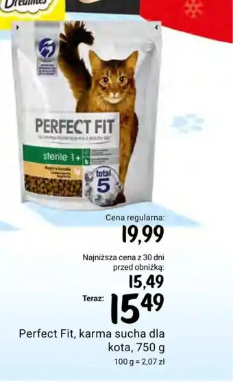 Rossmann Perfect Fit, karma sucha dla kota, 750 g oferta