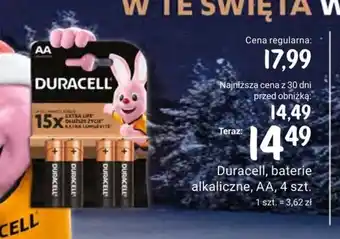 Rossmann Duracell, baterie alkaliczne, AA, 4 szt. oferta