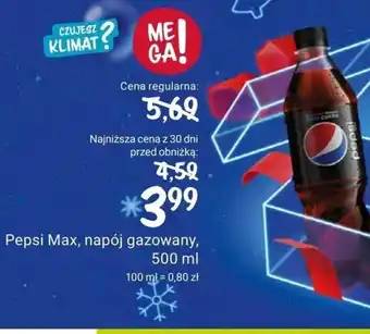 Rossmann Pepsi Max, napój gazowany, 500ml oferta