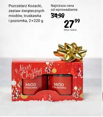 Rossmann Pszczelarz Kozacki, zestaw świątecznych miodów, truskawka i poziomka, 2×220 g oferta