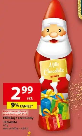 Mikołaj z czekolady Terravita 60g