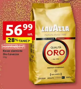 Auchan Kawa ziarnista Oro Lavazza 1kg oferta