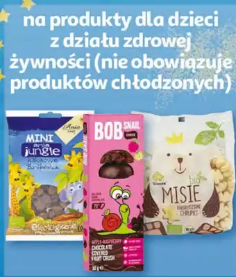 Auchan na produkty dla dzieci z działu zdrowej żywności oferta