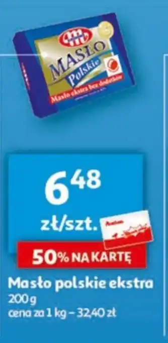 Auchan Masto polskie ekstra 200g oferta