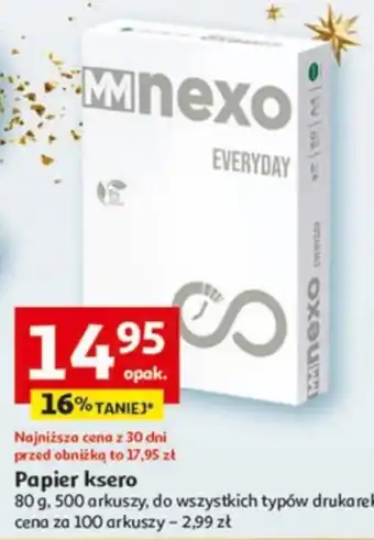 Auchan Papier ksero 500 arkuszy oferta