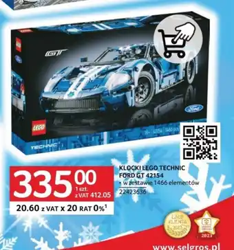 Selgros KLOCKI LEGO TECHNIC FORD GT oferta