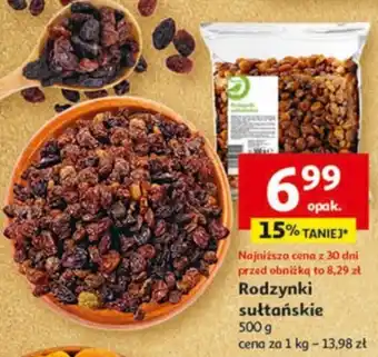 Auchan Rodzynki sułtańskie 500g oferta
