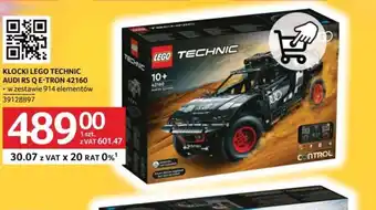 Selgros KLOCKI LEGO TECHNIC AUDI RS Q E-TRON 42160 oferta