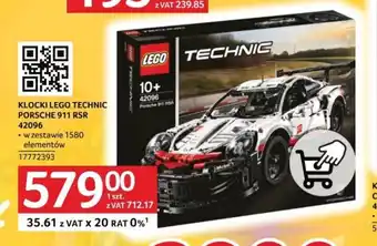 Selgros KLOCKI LEGO TECHNIC CHEVROLET CAMARO 42153 oferta