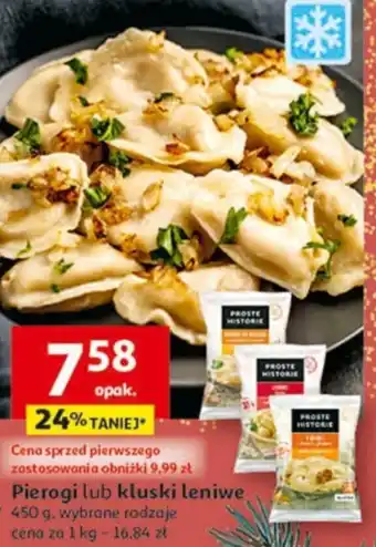 Auchan Pierogi lub kluski leniwe 450g oferta