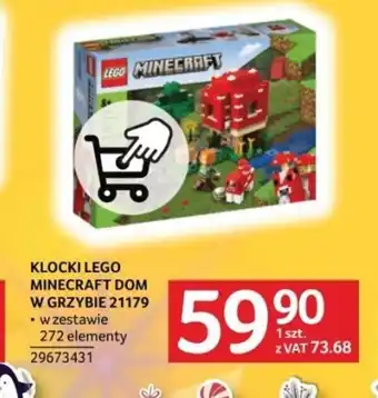 Selgros KLOCKI LEGO MINECRAFT DOM W GRZYBIE 21179 oferta