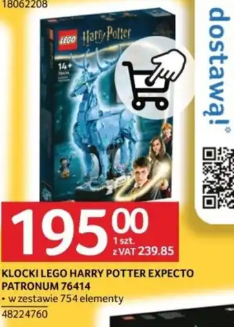 Selgros KLOCKI LEGO HARRY POTTER EXPECTO PATRONUM 76414 oferta