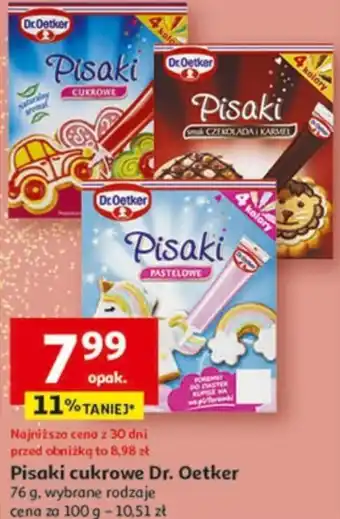 Auchan Pisaki cukrowe Dr. Oetker 76g oferta