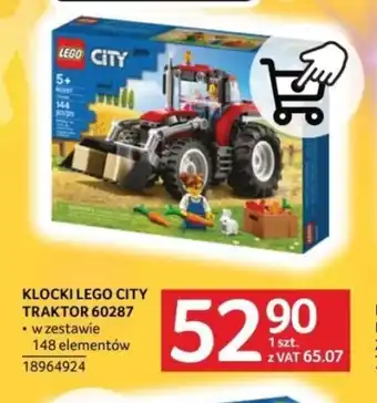 Selgros KLOCKI LEGO CITY TRAKTOR 60287 oferta