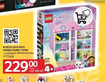Selgros KLOCKI LEGO KOCI DOMEK GABBY 10788 oferta