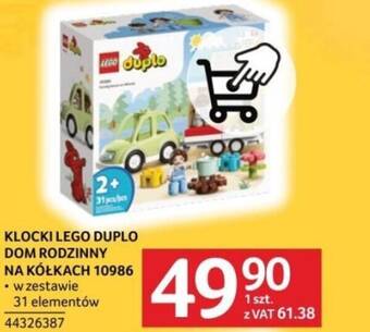 Selgros KLOCKI LEGO DUPLO DOM RODZINNY NA KÓŁKACH oferta