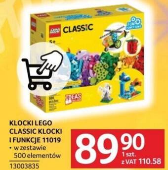 Selgros KLOCKI LEGO CLASSIC KLOCKI I FUNKCJE oferta