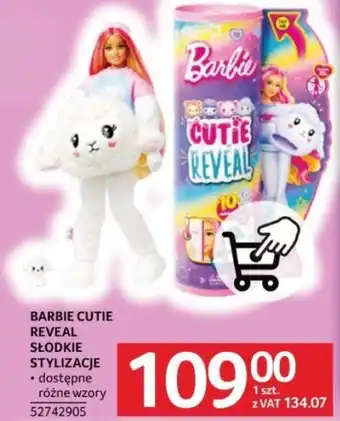 Selgros BARBIE CUTIE REVEAL SŁODKIE STYLIZACJE oferta