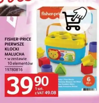 Selgros FISHER-PRICE PIERWSZE KLOCKI MALUCHA oferta