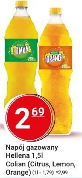 Hitpol Napój gazowany Hellena 1,5 L Colian (Citrus, Lemon, Orange) oferta