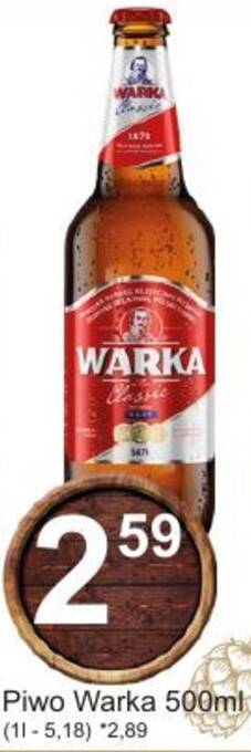 Hitpol Piwo Warka 500ml oferta